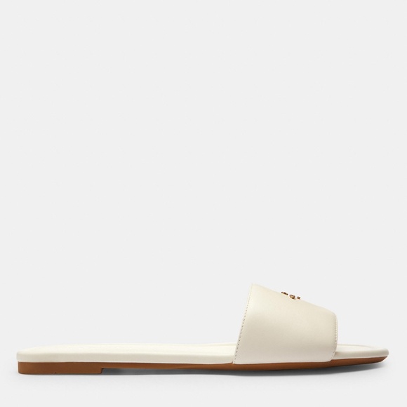 New Coach Chalk White Slide Sandal - Picture 5 of 6
